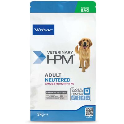 Virbac HPM Adult Neutered Dog Large & Medium száraztáp kutyáknak 3 kg Virbac HPM Adult Neutered Dog Large & Medium száraztáp kutyáknak 3 kg