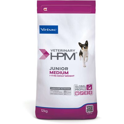 Virbac HPM Junior Medium Dog száraztáp kutyáknak 12 kg Virbac HPM Junior Medium Dog száraztáp kutyáknak 12 kg