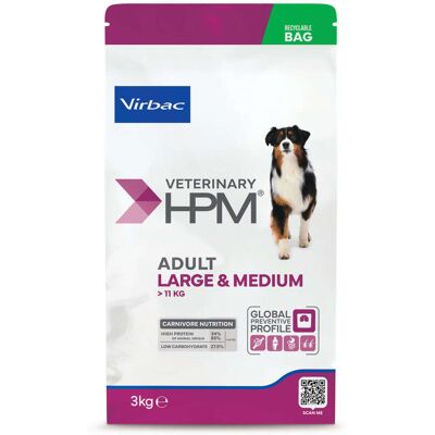 Virbac HPM Adult Large & Medium Dog száraztáp kutyáknak 3 kg Virbac HPM Adult Large & Medium Dog száraztáp kutyáknak 3 kg