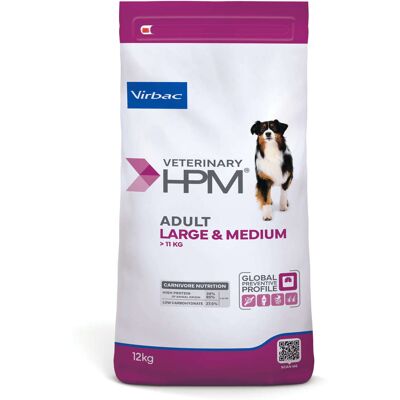 Virbac HPM Adult Large & Medium Dog száraztáp kutyáknak 12 kg Virbac HPM Adult Large & Medium Dog száraztáp kutyáknak 12 kg