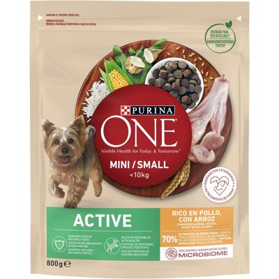 Purina One teljes értékű állateledel felnőtt kutyák számára csirkében gazdag, rizzsel 2 x 800 g Purina One teljes értékű állateledel felnőtt kutyák számára csirkében gazdag, rizzsel 2 x 800 g