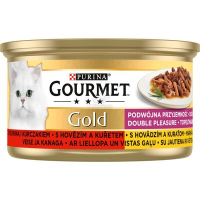 Gourmet Gold Duó élmény 12 x 85 g tengeri hal spenótos szószban Gourmet Gold Duó élmény 12 x 85 g tengeri hal spenótos szószban