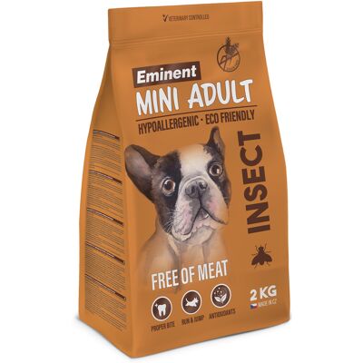 Eminent Mini Adult Insect Kutyaeledel - Hipoallergén, Gabona nélküli 2kg Eminent Mini Adult Insect Kutyaeledel - Hipoallergén, Gabona nélküli 2kg