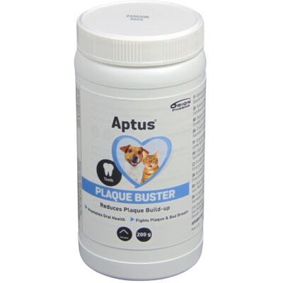 Aptus Plaque Buster - Szájhigiénia kutyáknak és macskáknak 200 g Aptus Plaque Buster - Szájhigiénia kutyáknak és macskáknak 200 g