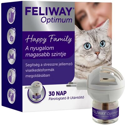 Feliway Optimum párologtató készülék és utántöltő Készülék és utántöltő szett Feliway Optimum párologtató készülék és utántöltő Készülék és utántöltő szett