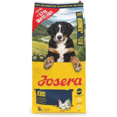 Josera Kids száraz kutyatáp 12,5 + 2,5 kg ajándék Josera Kids száraz kutyatáp 12,5 + 2,5 kg ajándék