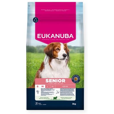 Eukanuba Life Care Senior Small & Medium Breed - bárány, rizs 3 kg Eukanuba Life Care Senior Small & Medium Breed - bárány, rizs 3 kg