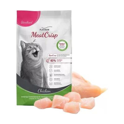 Platinum MeatCrisp Sterilised Chicken száraz macskatáp - csirke 1,5 kg Platinum MeatCrisp Sterilised Chicken száraz macskatáp - csirke 1,5 kg