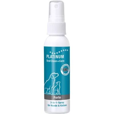 Platinum Oral Clean + Care Forte fogápoló spray kutyáknak és macskáknak 100 ml Platinum Oral Clean + Care Forte fogápoló spray kutyáknak és macskáknak 100 ml