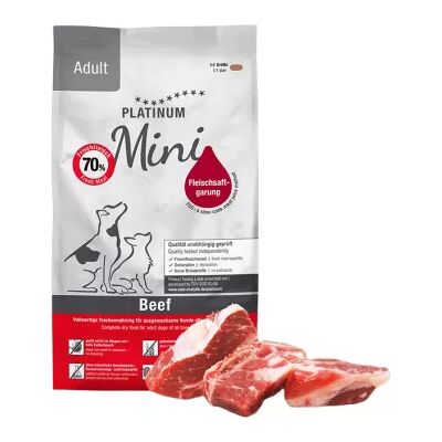 Platinum Adult/Adult Mini száraz kutyatáp - marha, burgonya MINI - 900 g Platinum Adult/Adult Mini száraz kutyatáp - marha, burgonya MINI - 900 g