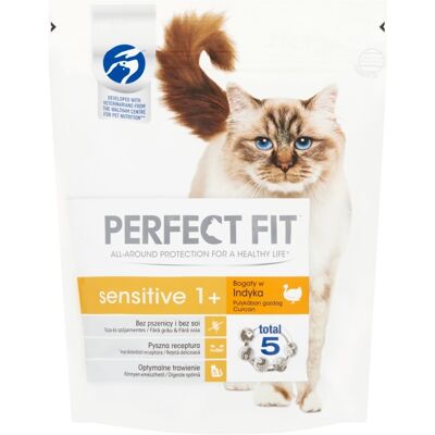 Perfect Fit Sensitive 1+ macskaeledel pulykával 750 g Perfect Fit Sensitive 1+ macskaeledel pulykával 750 g