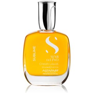 Alfaparf Milano Semi di Lino Sublime Cristalli hidratáló olaj a fénylő és selymes hajért 50 ml