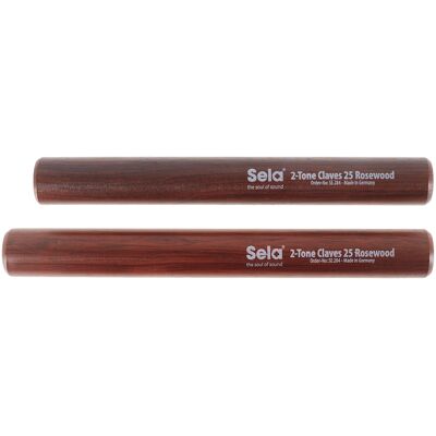 Sela 2-Tone Claves 25 Rosewood Sela 2-Tone Claves 25 Rosewood