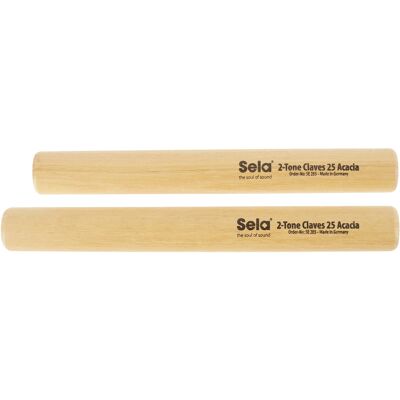 Sela 2-Tone Claves 25 Acacia Sela 2-Tone Claves 25 Acacia