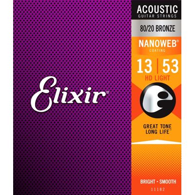 Elixir Nanoweb 80/20 Bronze HD Light Elixir Nanoweb 80/20 Bronze HD Light