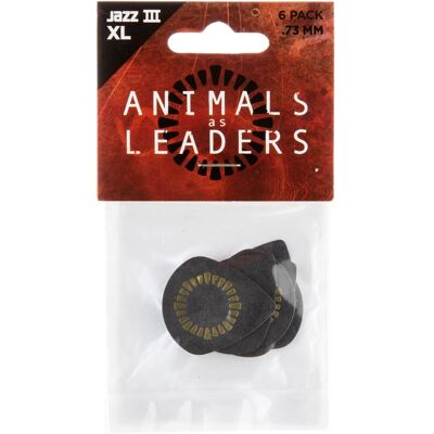 Dunlop Animals As Leaders Tortex Jazz III 0.73 Black Dunlop Animals As Leaders Tortex Jazz III 0.73 Black