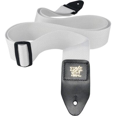 Ernie Ball Polypro Strap White Ernie Ball Polypro Strap White