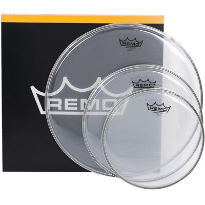 Remo Ambassador Clear Rock Set Remo Ambassador Clear Rock Set
