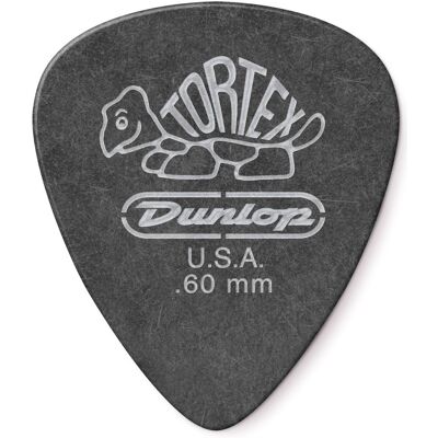 Dunlop Tortex Pitch Black 0.6 Dunlop Tortex Pitch Black 0.6