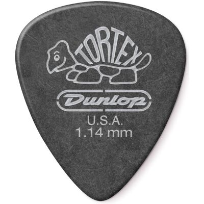 Dunlop Tortex Pitch Black 1.14 Dunlop Tortex Pitch Black 1.14