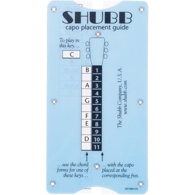 Shubb TG1 Transposing Guide Shubb TG1 Transposing Guide
