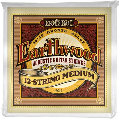 Ernie Ball 2012 Earthwood 80/20 Bronze 12-String Medium Ernie Ball 2012 Earthwood 80/20 Bronze 12-String Medium
