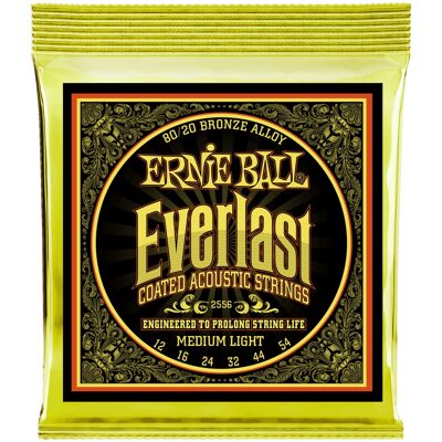 Ernie Ball 2556 Everlast 80/20 Bronze Medium Light Ernie Ball 2556 Everlast 80/20 Bronze Medium Light