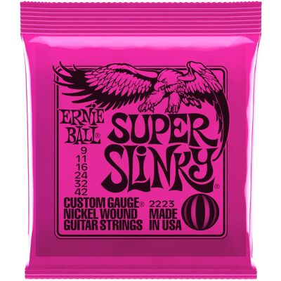 Ernie Ball 2223 Nickel Wound Super Slinky Ernie Ball 2223 Nickel Wound Super Slinky