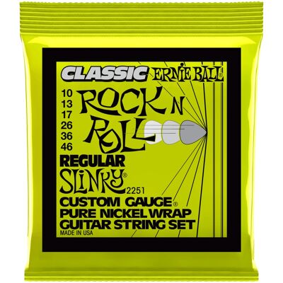 Ernie Ball 2251 Pure Nickel Regular Slinky Ernie Ball 2251 Pure Nickel Regular Slinky