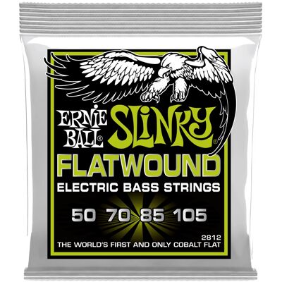 Ernie Ball 2812 Regular Slinky Cobalt Flatwound Electric Bass 50-105 Ernie Ball 2812 Regular Slinky Cobalt Flatwound Electric Bass 50-105