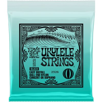 Ernie Ball Ukulele Strings Black Nylon Ernie Ball Ukulele Strings Black Nylon