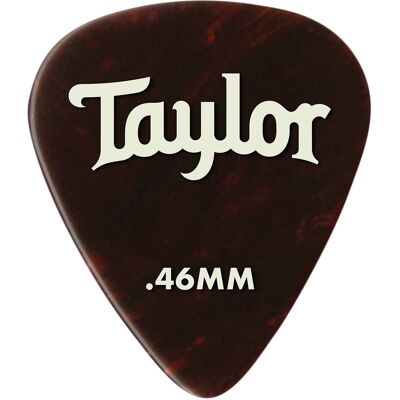 Taylor Celluloid Picks 0.46 Tortoise Shell Taylor Celluloid Picks 0.46 Tortoise Shell