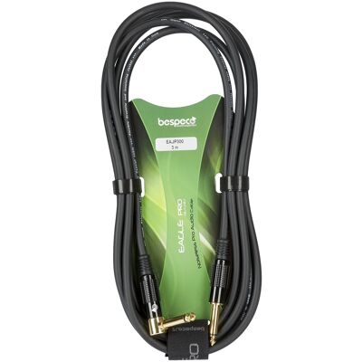 Bespeco Eagle Pro Instrument Cable Angled 3 m Bespeco Eagle Pro Instrument Cable Angled 3 m