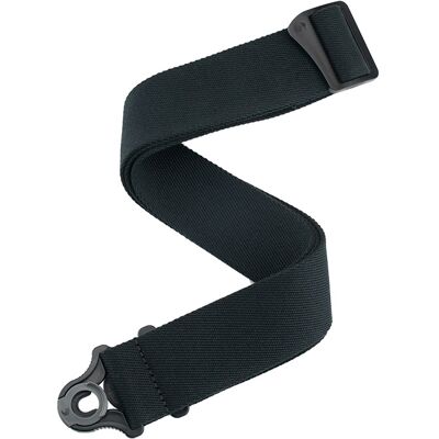 D'Addario Auto Lock Guitar Strap Skater Black D'Addario Auto Lock Guitar Strap Skater Black
