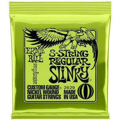 Ernie Ball 2629 Nickel Wound 8-String Regular Slinky Ernie Ball 2629 Nickel Wound 8-String Regular Slinky