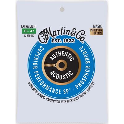 Martin Authentic SP 92/8 Phosphor Bronze 12-String Extra Light Martin Authentic SP 92/8 Phosphor Bronze 12-String Extra Light