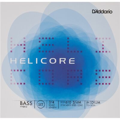 D'Addario Helicore Hybrid cbs 3/4 M D'Addario Helicore Hybrid cbs 3/4 M