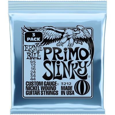 Ernie Ball 3212 Nickel Wound Primo Slinky 3 Pack Ernie Ball 3212 Nickel Wound Primo Slinky 3 Pack