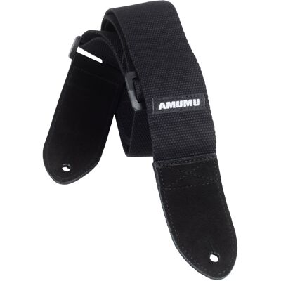 Amumu Pure Cotton Strap Black Amumu Pure Cotton Strap Black