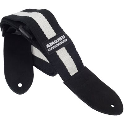 Amumu Black & White Stripes Strap Amumu Black & White Stripes Strap