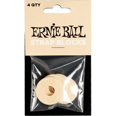 Ernie Ball Strap Blocks Cream Ernie Ball Strap Blocks Cream