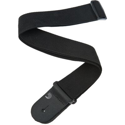 D'Addario Polypropylene Guitar Strap Black D'Addario Polypropylene Guitar Strap Black
