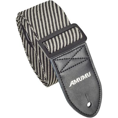 Amumu Black & White Tweed Strap Amumu Black & White Tweed Strap