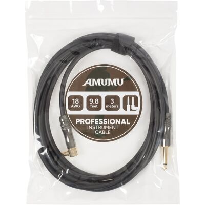 Amumu P4-SA-3M Professional Instrument Cable Amumu P4-SA-3M Professional Instrument Cable
