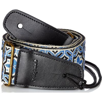 Bespeco Jacquard Strap Blue Pattern Metal Buckle Bespeco Jacquard Strap Blue Pattern Metal Buckle