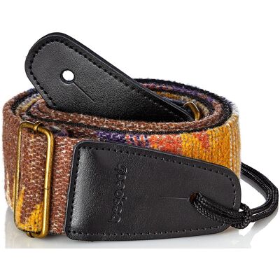 Bespeco Vintage-style Strap Yellow Pattern Wool/Polyester Metal Buckle Bespeco Vintage-style Strap Yellow Pattern Wool/Polyester Metal Buckle