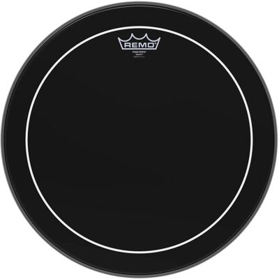 Remo 16" PinStripe Ebony Remo 16" PinStripe Ebony