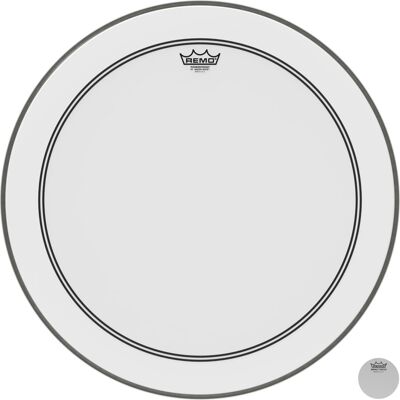 Remo 24" Powerstroke 3 Smooth white Remo 24" Powerstroke 3 Smooth white