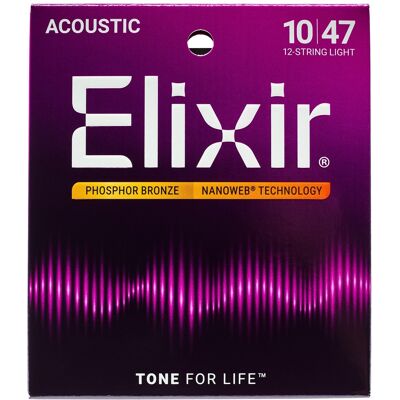 Elixir Nanoweb Phosphor Bronze 12-String Elixir Nanoweb Phosphor Bronze 12-String