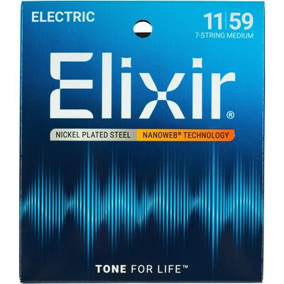 Elixir Nanoweb 7-String Medium Elixir Nanoweb 7-String Medium